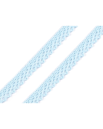 Dantelă bumbac croşetată, lățime 12 mm - 5 m | Mimib