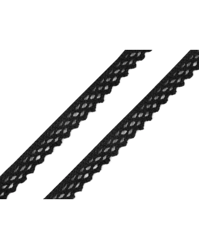 Dantelă bumbac croşetată, lățime 12 mm - 5 m | Mimib