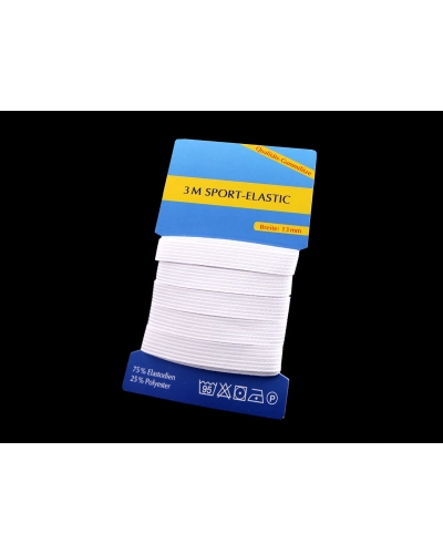 Elastic simplu confecții, lățime 6, 8, 13 mm - set - 1 set | Mimib