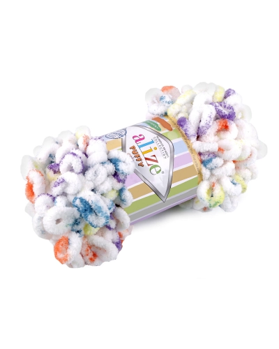 Fir de tricotat Alize Puffy color, 100 g - 1 buc. | Mimib