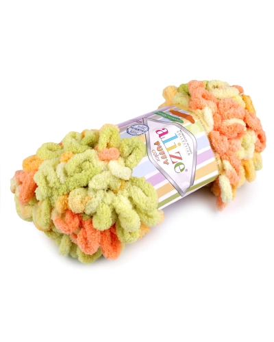 Fir de tricotat Alize Puffy color, 100 g - 1 buc. | Mimib