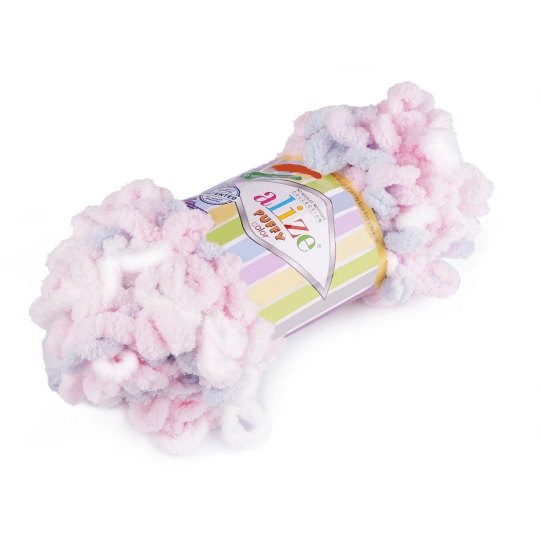 Fir de tricotat Alize Puffy color, 100 g - 1 buc. | Mimib