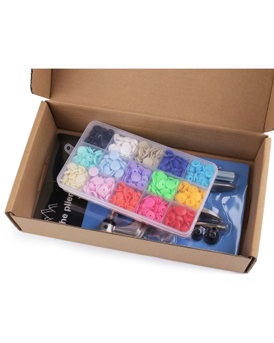 Sada - ručný lis a patentky veľkosť 20" - 1 sada | Mimib
