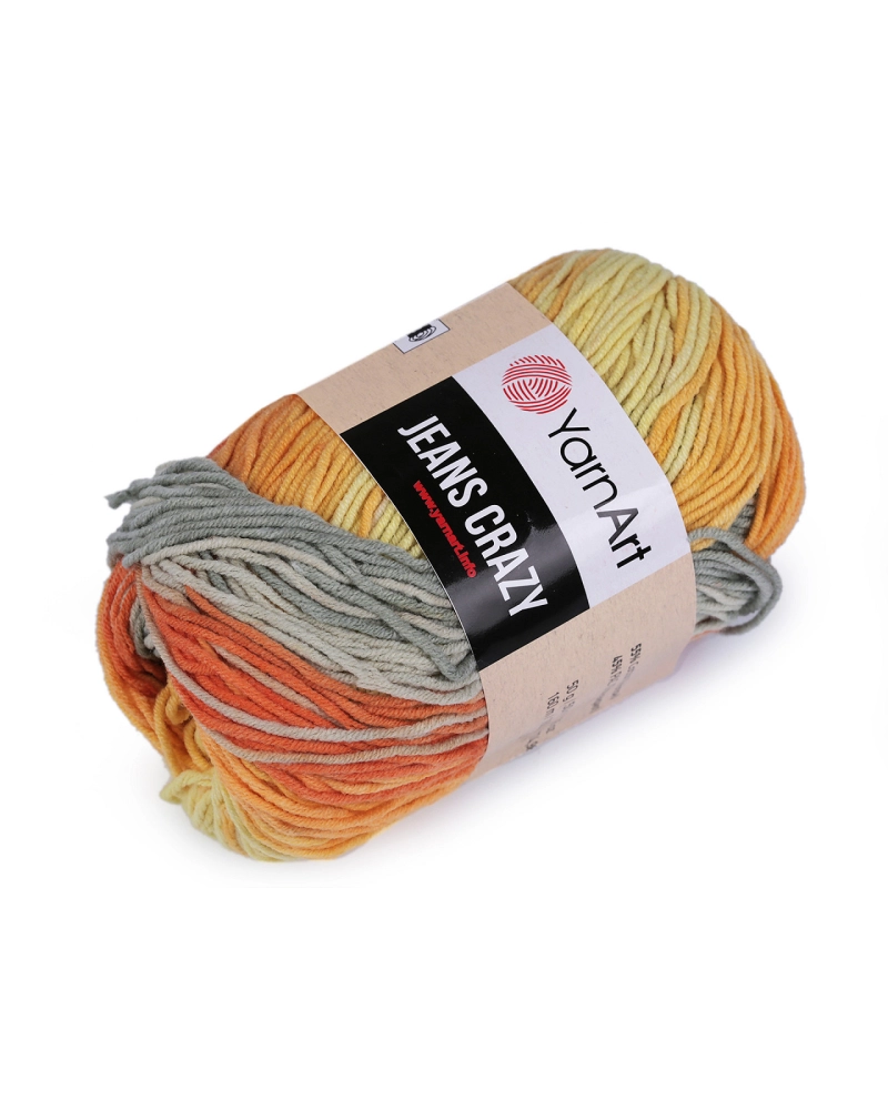 Pletacia priadza Jeans Crazy 50 g - 1 ks | Mimib