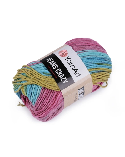 Pletacia priadza Jeans Crazy 50 g - 1 ks | Mimib