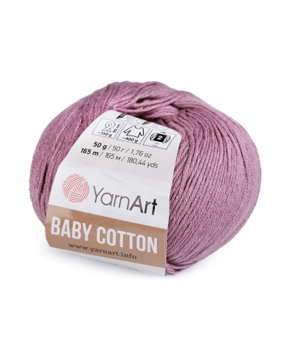 Pletacia priadza Baby Cotton 50 g - 1 ks | Mimib