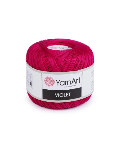 Bavlnená priadza háčkovacia Violet 50 g - 1 ks