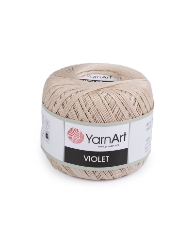 Bavlnená priadza háčkovacia Violet 50 g - 1 ks | Mimib
