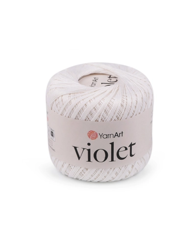 Bavlnená priadza háčkovacia Violet 50 g - 1 ks | Mimib