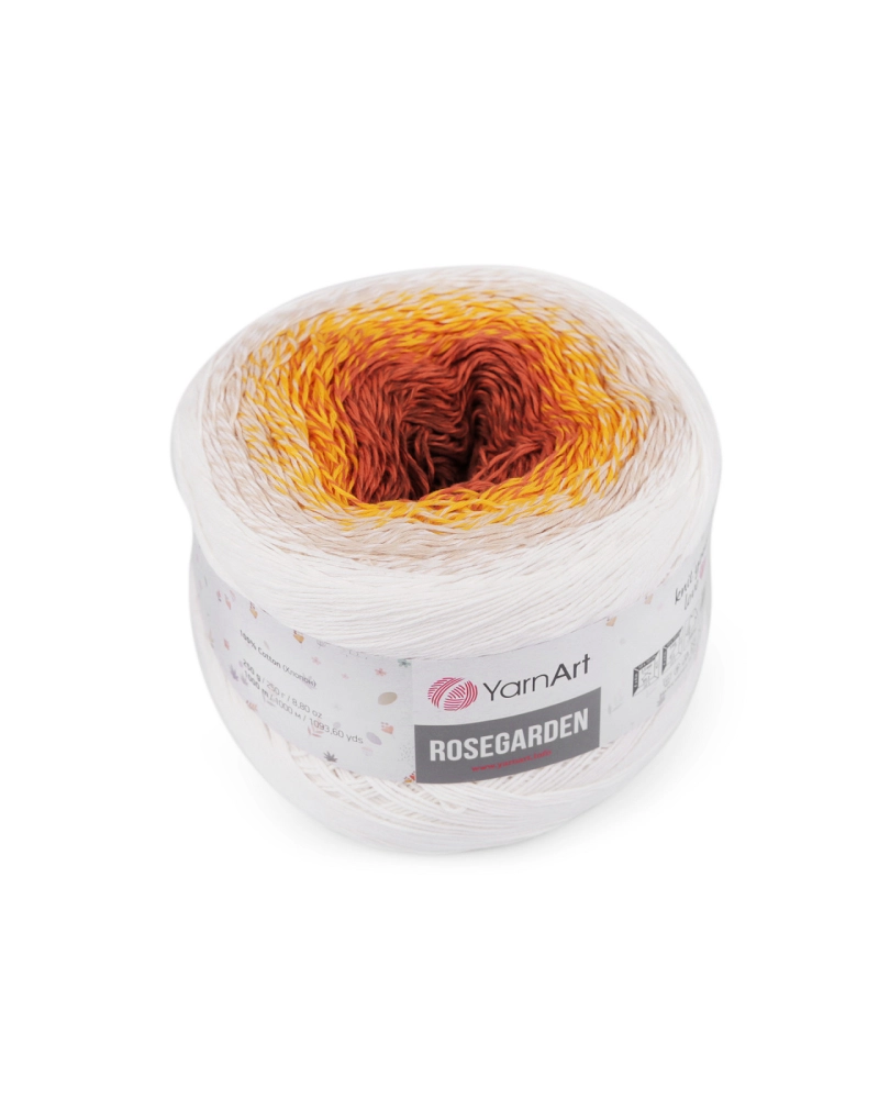 Bavlnená pletacia priadza Rosegarden 250 g - 1 ks | Mimib