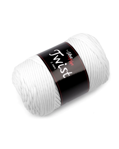 Bavlnená pletacia priadza Twist macrame 500 g rozčesávacia - 1 ks