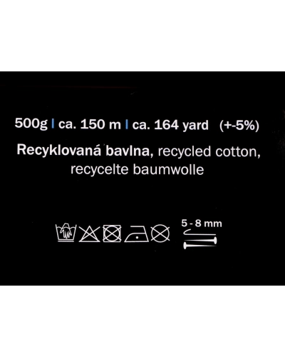 Bavlnená pletacia priadza Twist macrame 500 g rozčesávacia - 1 ks | Mimib
