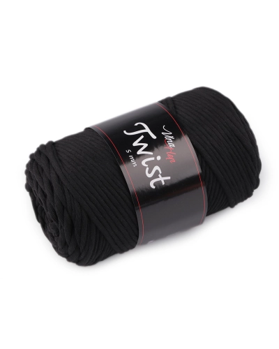 Bavlnená pletacia priadza Twist macrame 500 g rozčesávacia - 1 ks | Mimib