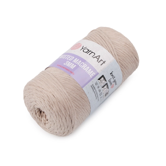 Pletacia priadza Twisted Macrame 250 g rozčesávacia - 1 ks | Mimib