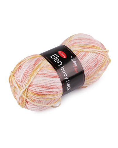 Pletacia priadza Elen baby batik 100 g - 1 ks | Mimib
