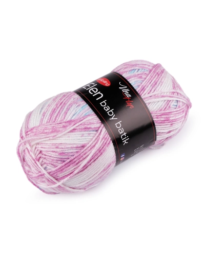 Pletacia priadza Elen baby batik 100 g - 1 ks | Mimib