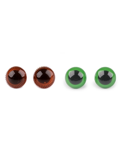 Oči s poistkou Ø18 mm - 20 sada | Mimib