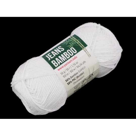 Pletacia priadza Jeans Bamboo 50 g - 1 ks | Mimib