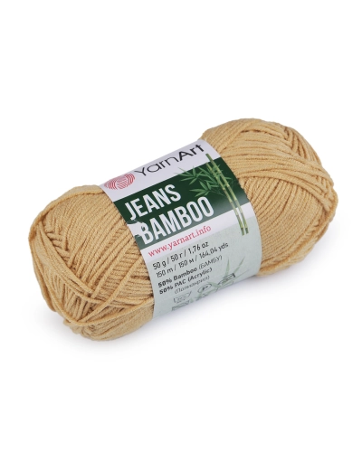 Pletacia priadza Jeans Bamboo 50 g - 1 ks | Mimib