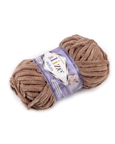 Pletacia ženilková priadza Alize Velluto 100 g - 1 ks