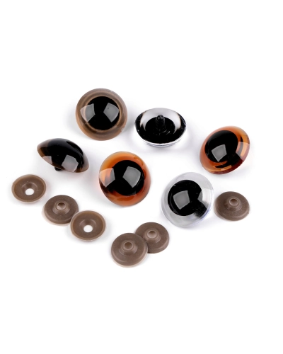 Ochi pentru jucării cu dispozitiv de siguranță, Ø40 mm - 2 set | Mimib