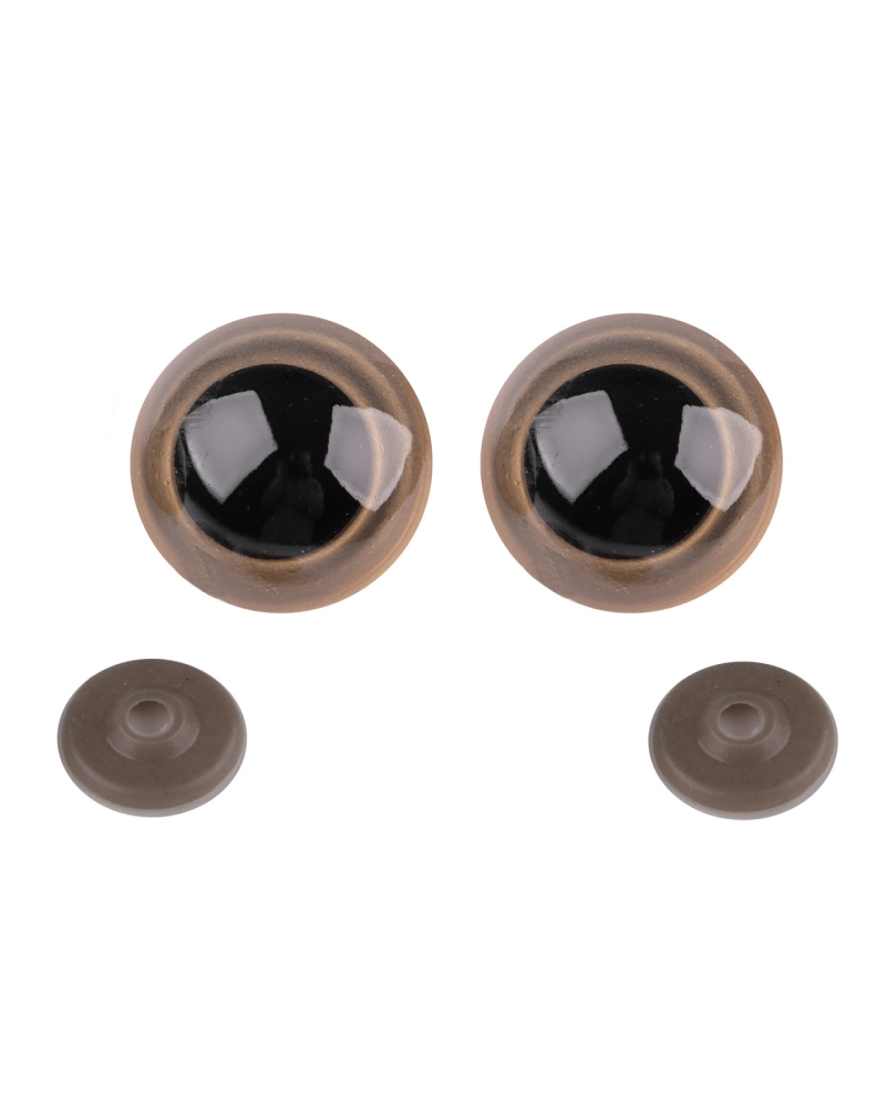 Ochi pentru jucării cu dispozitiv de siguranță, Ø40 mm - 2 set | Mimib