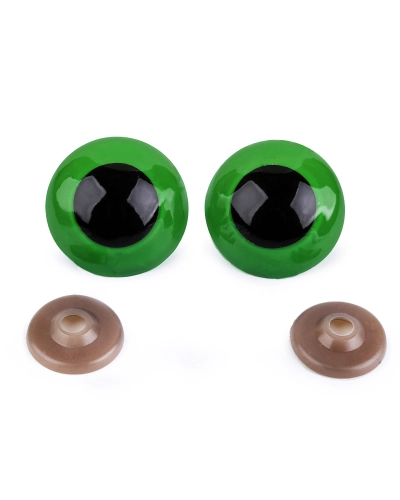 Ochi pentru jucării cu dispozitiv de siguranță, Ø40 mm - 2 set | Mimib