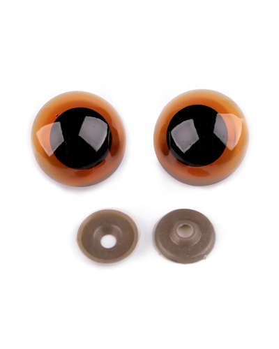 Oči veľké s poistkou Ø45 mm - 2 sada