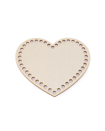 Fund pentru tricotat / confectionare cosuri inima 15x17 cm - 1 buc. | Mimib