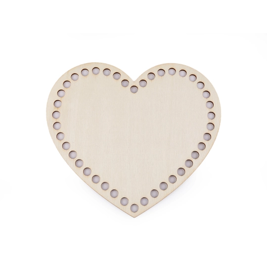 Fund pentru tricotat / confectionare cosuri inima 15x17 cm - 1 buc. | Mimib