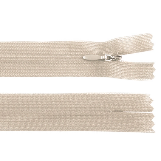 Fermoar spiralat ascuns latime No 3 lungime 30 cm - 1 buc. | Mimib
