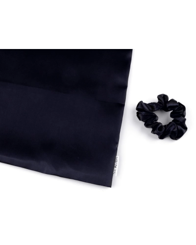 Set de dormit, fata de perna din satin si elastic de par - 1 buc. | Mimib