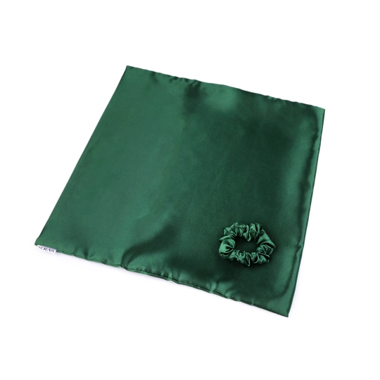 Set de dormit, fata de perna din satin si elastic de par - 1 buc. | Mimib