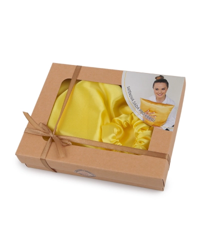 Set de dormit, fata de perna din satin si elastic de par - 1 buc. | Mimib