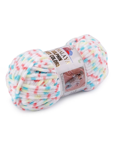 Fir de tricotat plușat Dolphin Baby Colors 100 g - 1 buc. | Mimib