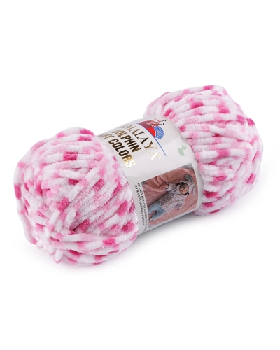 Fir de tricotat plușat Dolphin Baby Colors 100 g - 1 buc. | Mimib