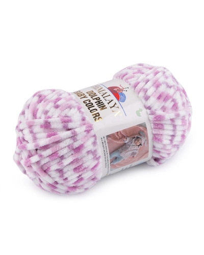 Fir de tricotat plușat Dolphin Baby Colors 100 g - 1 buc. | Mimib