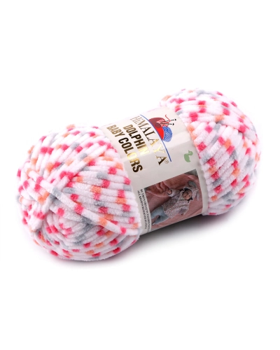 Fir de tricotat plușat Dolphin Baby Colors 100 g - 1 buc. | Mimib