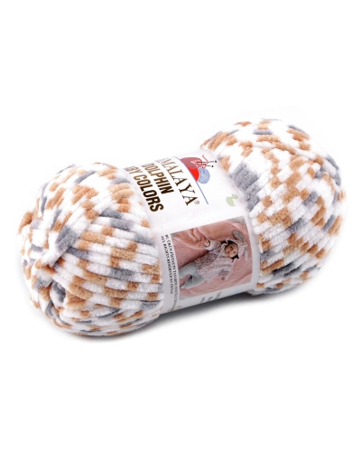 Fir de tricotat plușat Dolphin Baby Colors 100 g - 1 buc. | Mimib