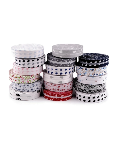 Bandă bias din bumbac, lățime 20 mm - 15 m | Mimib
