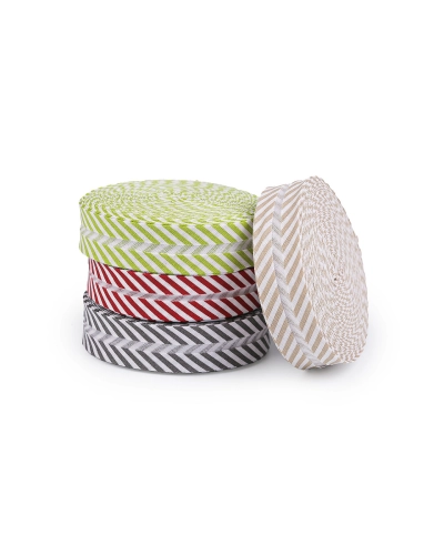 Bandă bias din bumbac, lățime 20 mm - 15 m | Mimib