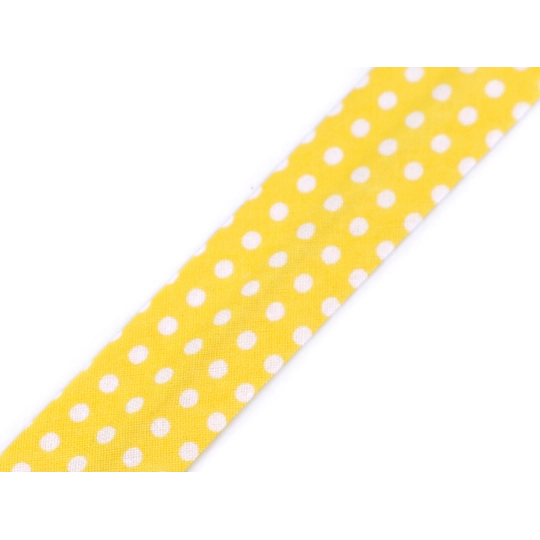 Bandă bias din bumbac, lățime 20 mm - 15 m | Mimib