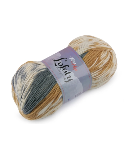 Fire de tricotat cu automodelare Lofoten 100 g - 1 buc. | Mimib