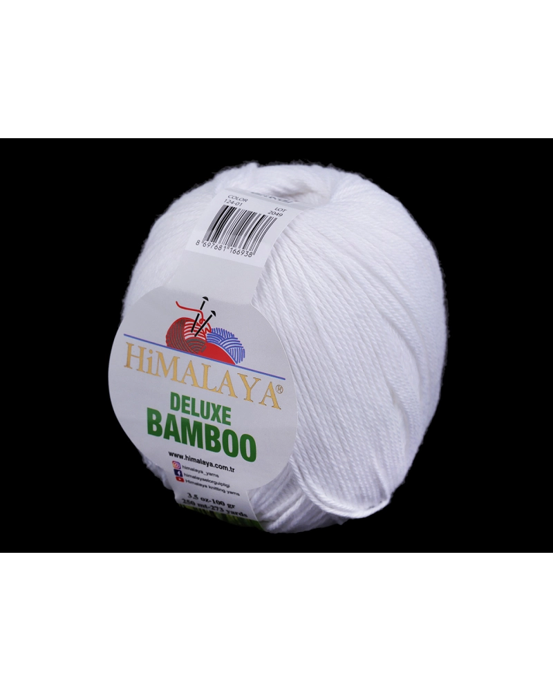 Fire de tricotat Deluxe Bamboo 100 g - 1 buc. | Mimib