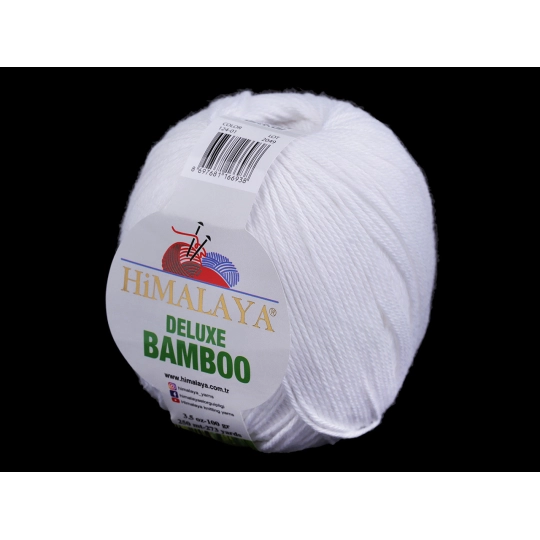 Fire de tricotat Deluxe Bamboo 100 g - 1 buc. | Mimib