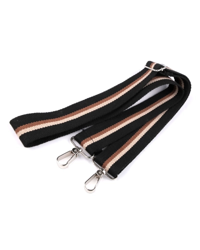 Curea textila pentru geanta cu carabinie latime 3,8 cm - 1 buc. | Mimib