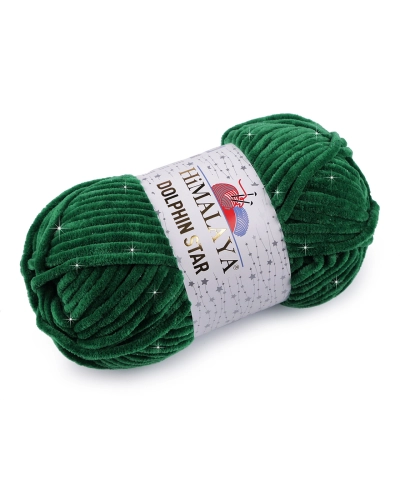 Fir de tricotat plușat cu fibra lurex Dolphin Star 100 g - 1 buc. | Mimib