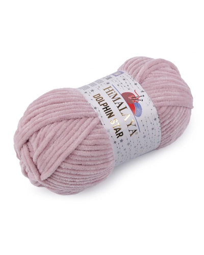 Fir de tricotat plușat cu fibra lurex Dolphin Star 100 g - 1 buc. | Mimib