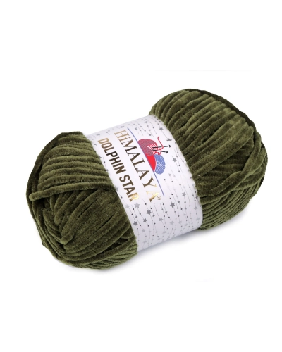 Fir de tricotat plușat cu fibra lurex Dolphin Star 100 g - 1 buc. | Mimib