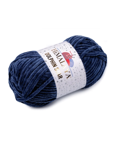 Fir de tricotat plușat cu fibra lurex Dolphin Star 100 g - 1 buc. | Mimib